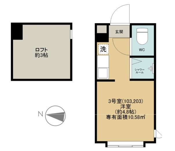 Casa Albaの間取り