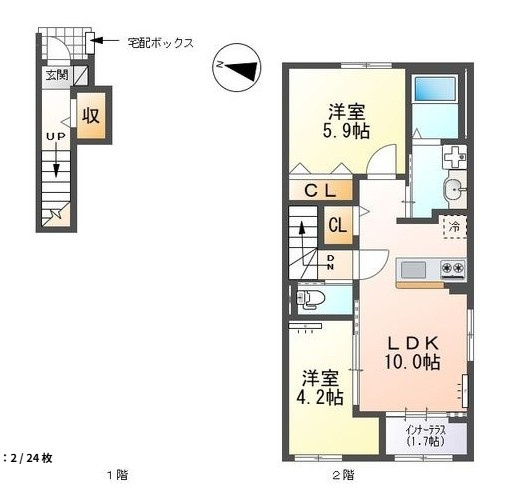 【間取り】 | カレイドテラス(Kaleido Terrace)