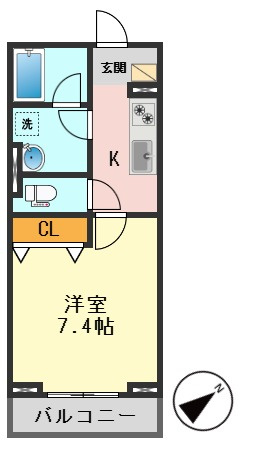 スカイグランデ青戸の間取り