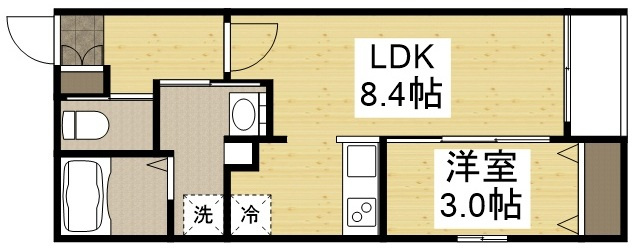 月光呉駅西の間取り