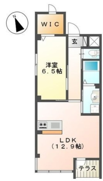 アリュールの間取り