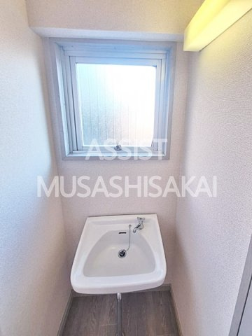 大和マンションの洗面所