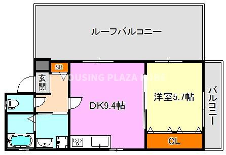 エクリュ　フェリーチェの間取り