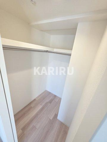 セレニテ蒲生四丁目駅前アリエの収納|階数・部屋によってカラーパターン違い（カームブルー・ヘリンボーン・マーブルグレー）