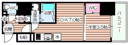 【間取り】 | エスリードレジデンス大阪福島サウスフラッツ