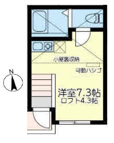 ユナイト石川町スウィートインペリアルの間取り