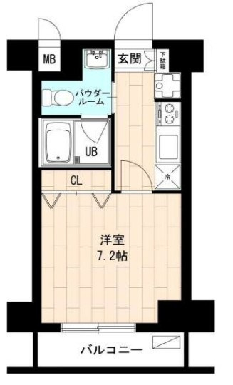 エースハイツ森下の間取り|間取りです。