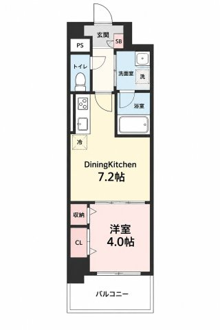 フォレスト コナ名駅の間取り