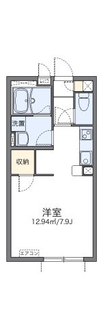 レオパレスサンフラワーの間取り