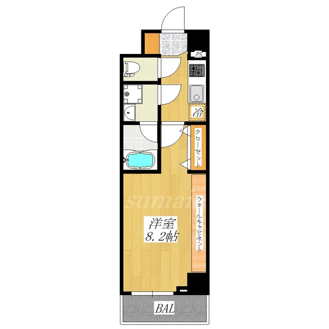 フュージョナル北赤羽DUEの間取り|南東向きのお部屋です☆