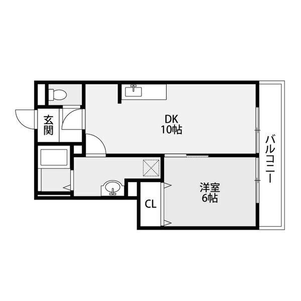 ロイヤルメゾン六甲Ⅴの間取り