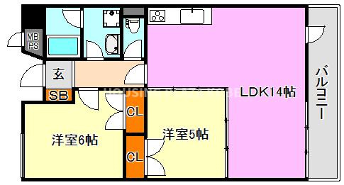 HKマンションの間取り