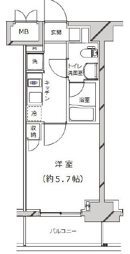ライジングプレイス堀切の間取り|間取りです。