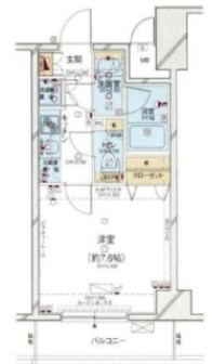 パレステュディオ新御徒町の間取り|間取りです。