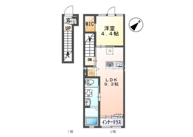セラヴィ〜C’est la vie〜仲介手数料（賃料の1.10ヵ月）の50％OFF対象物件！の間取り