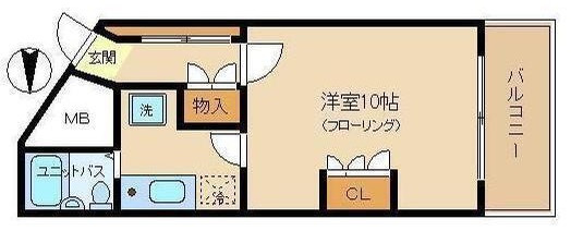 ハイツ横川の間取り