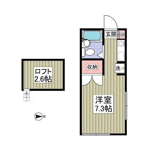 ベルハウス　小平の間取り