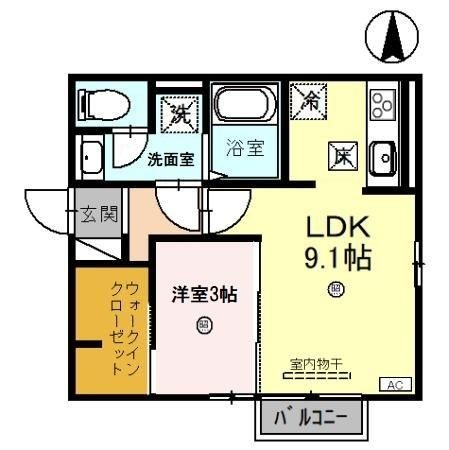 ポワロ　Ⅱの間取り
