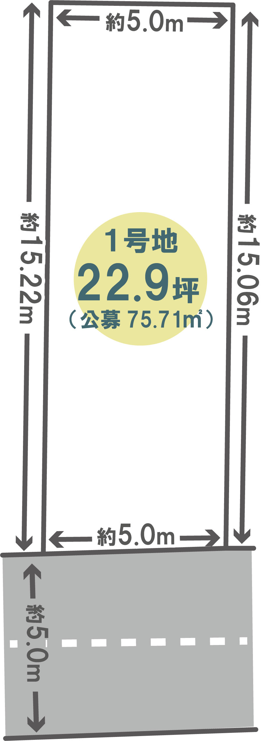 寿町3丁目1号地　建築条件無土地