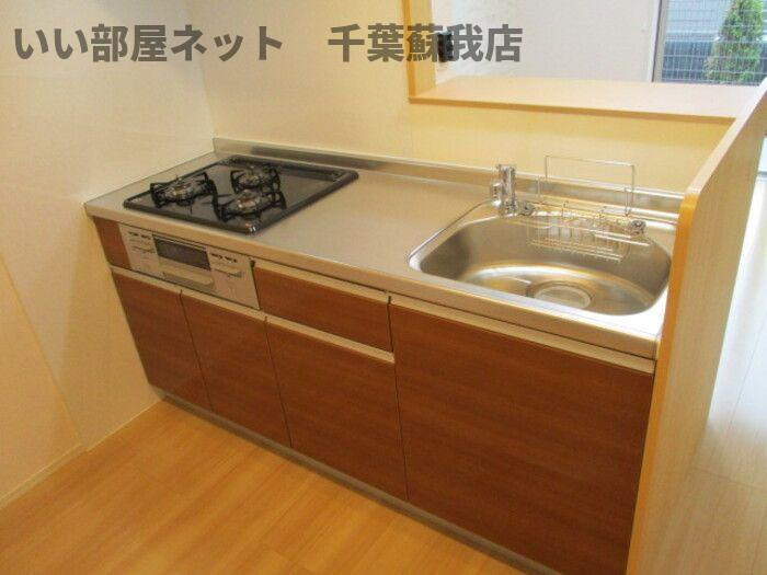 プルミエール　D棟のキッチン|きれいなキッチンです