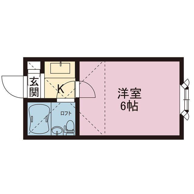 横須賀市馬堀町４丁目のアパートの間取り