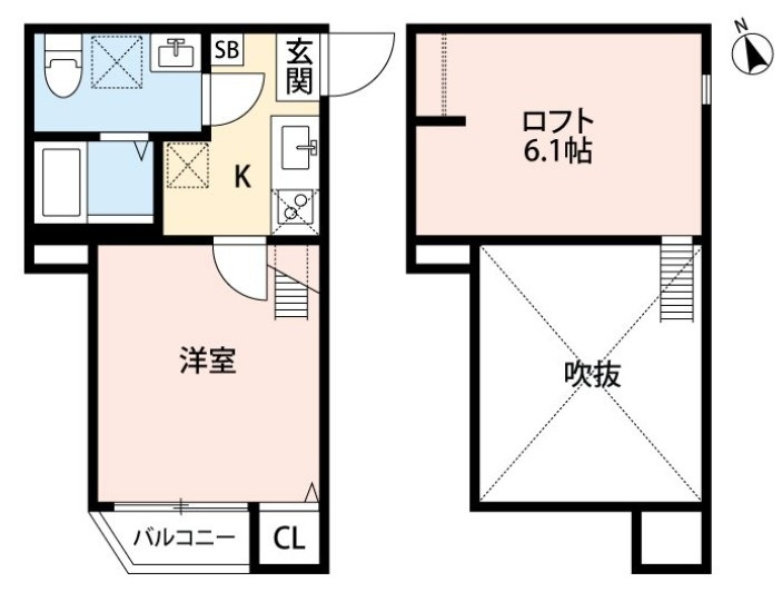 アレーゼ本大久保の間取り