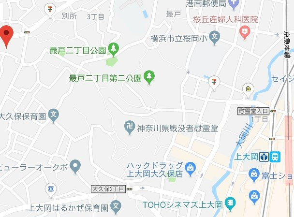 ユナイト 上大岡アルフェッタの杜の地図