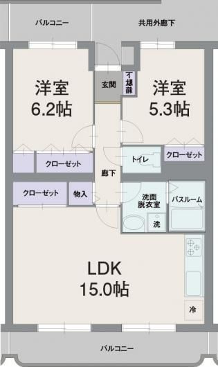 アウローラ桜堤の間取り