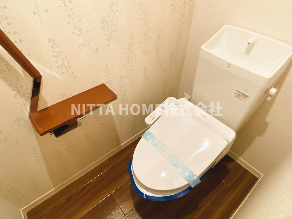 福知山市厚東町の賃貸マンションのトイレ|ウォシュレット付きのトイレです＊