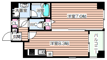 【間取り】 | Ｄ-Rest 中之島