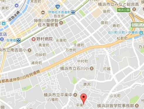 平楽リチャードグレイスの地図