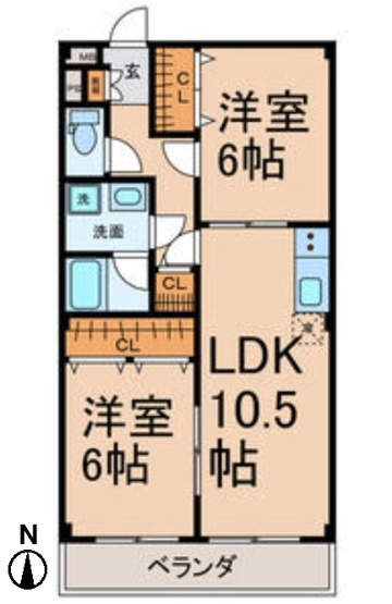 【間取り】 | パーク小倉