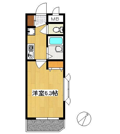 第３白凰ビルの間取り