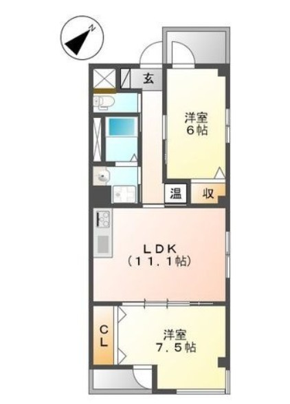 カトレアの間取り