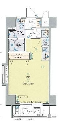 ヴェルト南千住の間取り|間取りです。