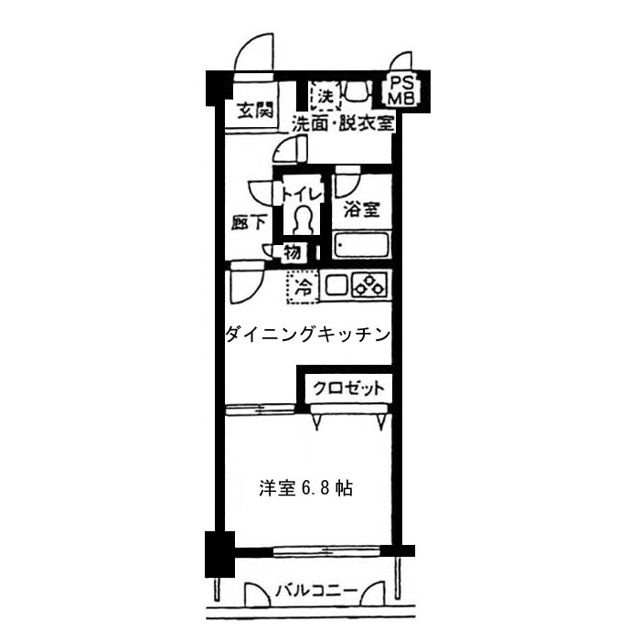 グランデ大島の間取り