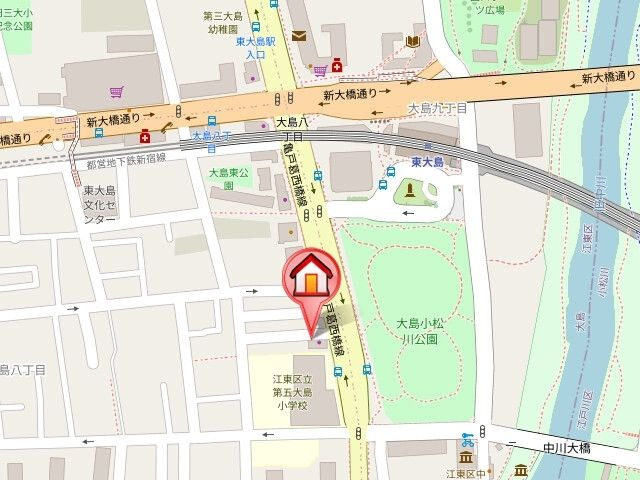 グランデ大島の地図