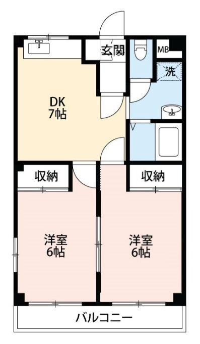 サンシティイワキ の間取り