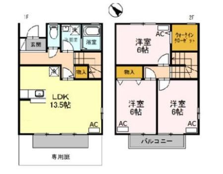 【間取り】 | プロスパー　リヨ　C棟