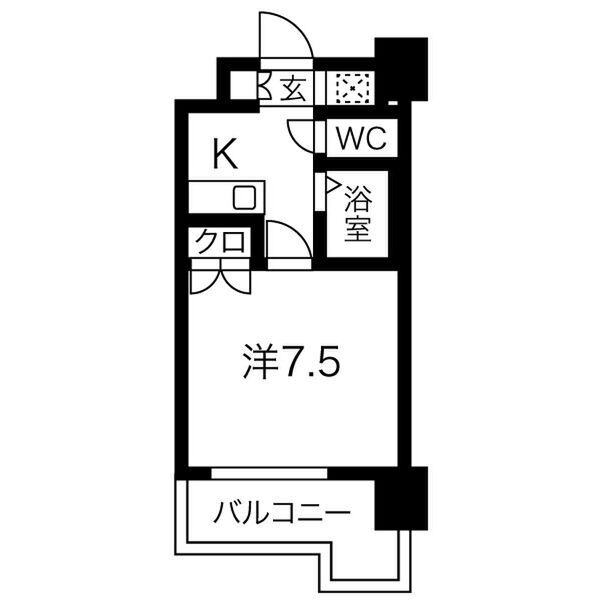 パルティール千種の間取り
