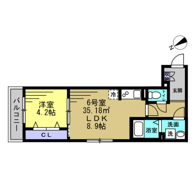 レアリゼ松戸の間取り
