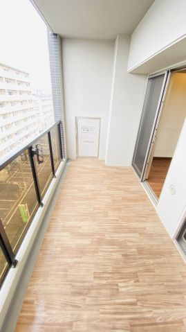 リアンシエルブルー雑餉隈のバルコニー