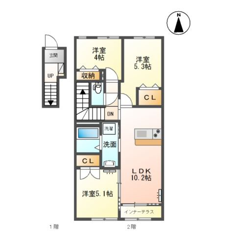 アメニティ　Ｍ－１の間取り