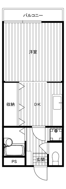 フローレンスハイムの間取り|間取りです。