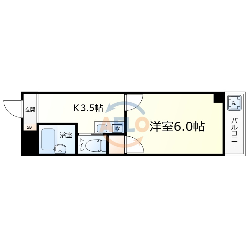 レオーネ寺田町東の間取り|レオーネ寺田町東　間取り