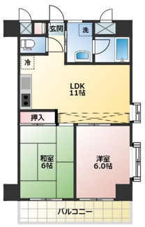 【間取り】 | オーベルジュ桐ヶ丘