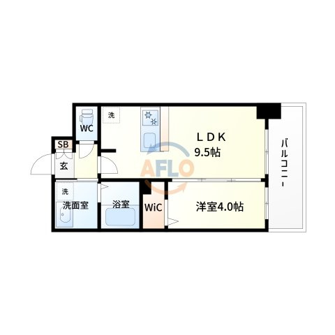 エスレジデンス東三国アマンテの間取り|S-RESIDENCE東三国amante　間取り