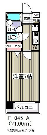 クオーレプロバンス浦安Ⅰ(F-045)の間取り