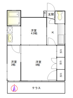 【間取り】 | さくらハイツ