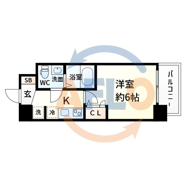 セスト新大阪の間取り|SEST新大阪　間取り
